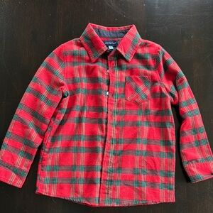 Andy & Evan Red and Green Flannel Button Down